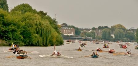 Molly in the fleet at Barnes 2007